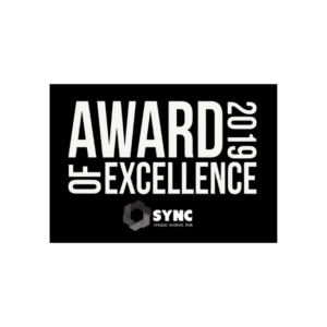 SYNC Award of Excellence 2019 badge.