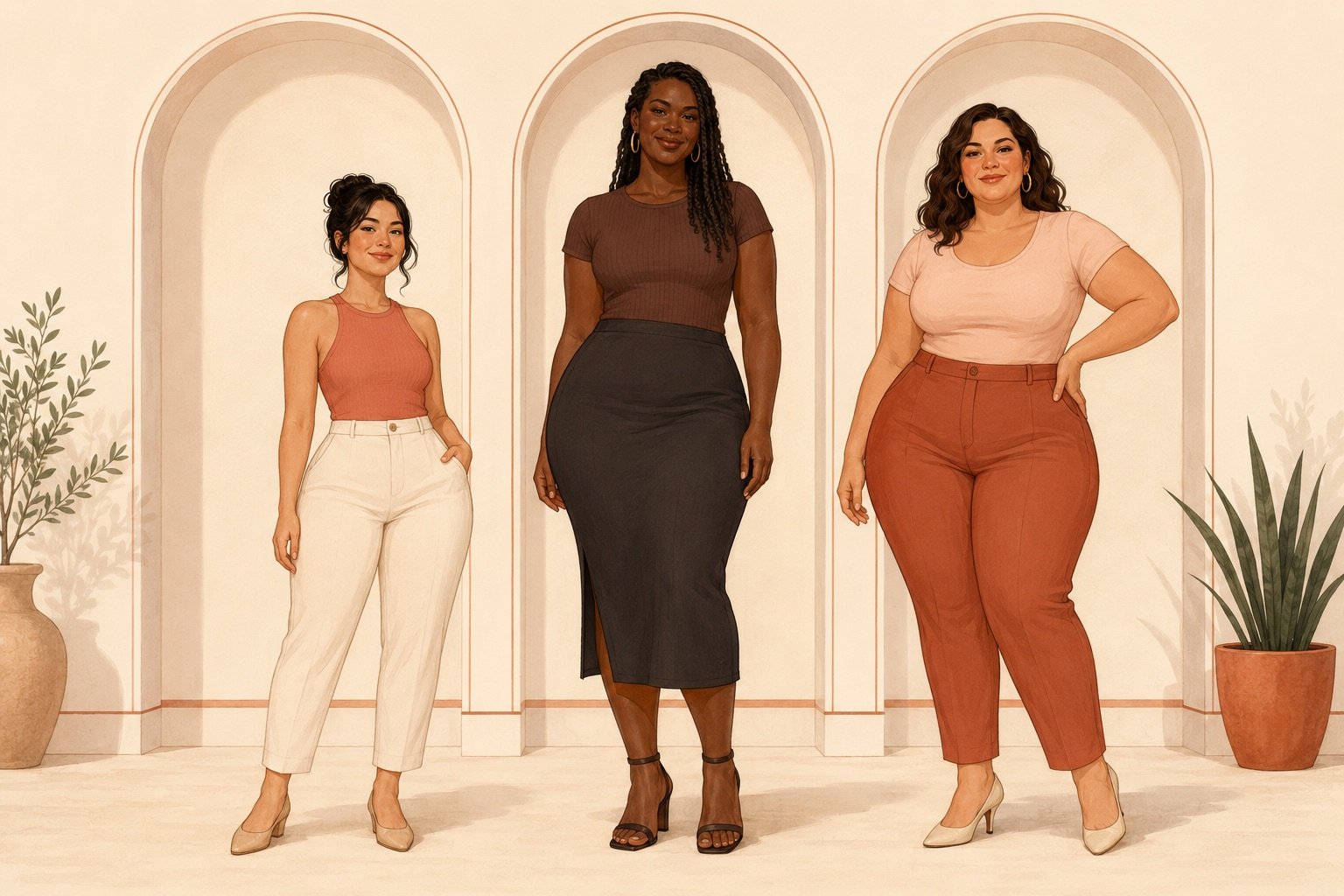How to Dress a Pear Shaped Body: Clothing and Outfit Ideas